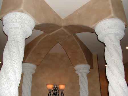 Old World Finish on an Arizona ceiling